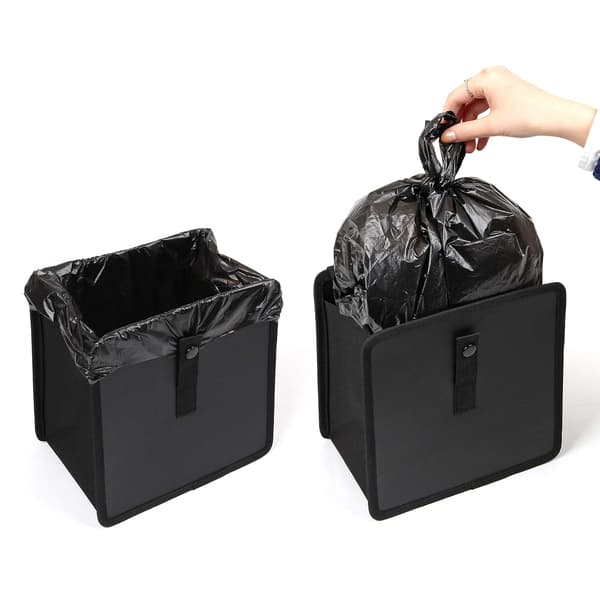 Foldable Hanging Car Trash Can, Car Trash Bag, Car Trash Can, Veg