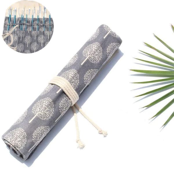 Canvas Artist Brush Bag Classic Style Protective Case