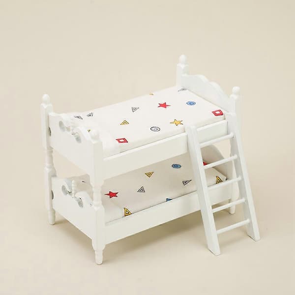 Dukkehus Mini Køjeseng Model Dukkehus Senge Model Dukkehusmøbler