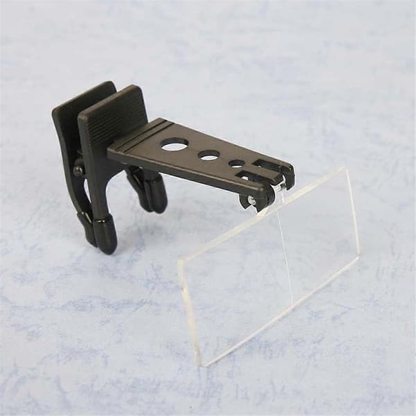 Forstørrelsesglas Optisk Instrument Sammenklappelig Clip-on Brilleluppe