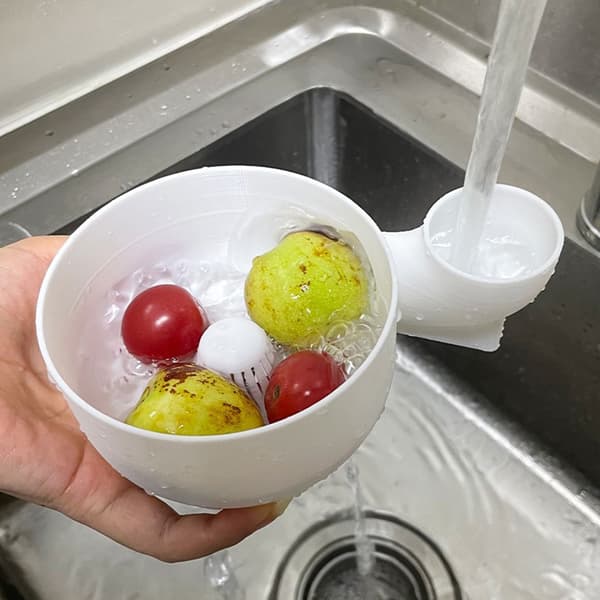 Automatic Fruit Washing Drying Bowl Fruit Washing Bowl 3D Printed Fruit Vegetable Washing Basket Large Large