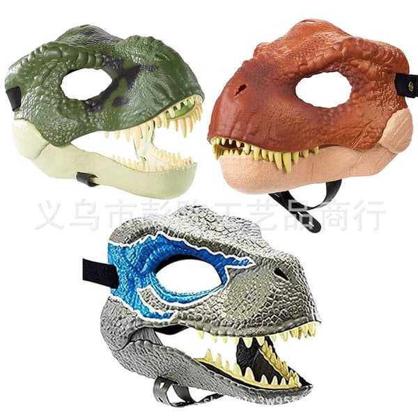 Jul søtt dyr Tyrannosaurus Rex dinosaurmaske E E