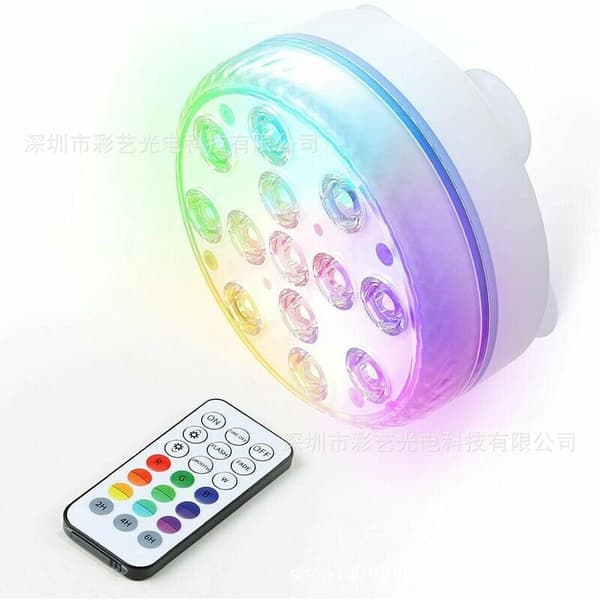 Lay-Z-Spa 7-farvet LED-badekar lampe Tilbehør Under vand