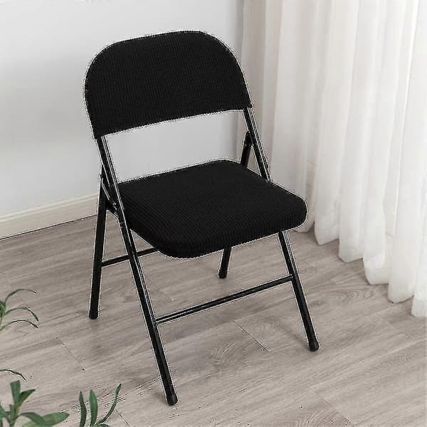 4 stk. foldbare stolebetræk med delt sæde til fest, bryllup, hjem