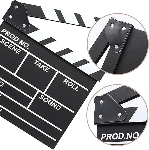 30 * 27CM film director's board clapperboard, recording props and