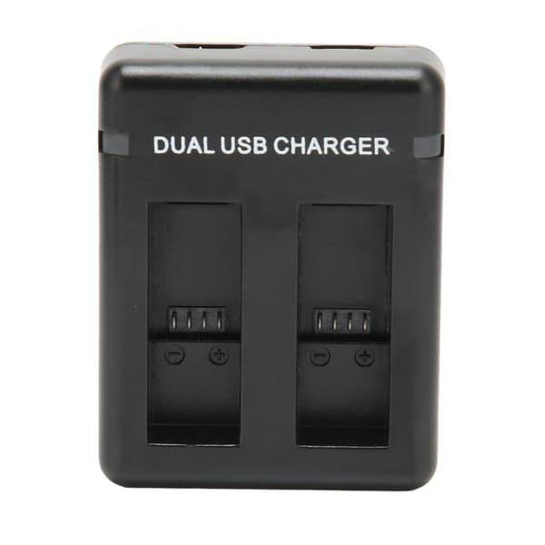 Dobbel batterilader for kamera Multifunksjonell rask USB-batterilader for AHDBT‑501 601 701 801