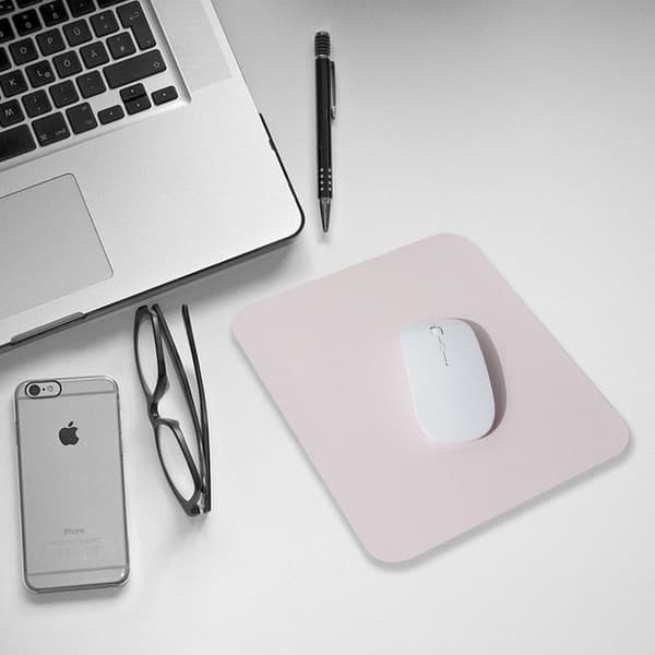 Leather Laptop Gaming Mouse Pad Pink