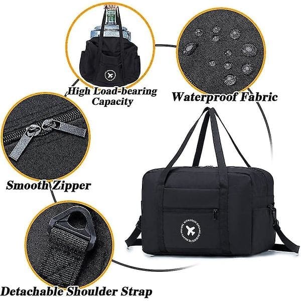 Cabin Bag Approved Size for Ryanair, Foldable Underseat Luggage