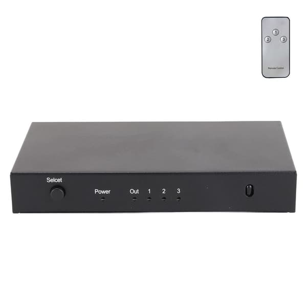 HD Multimedia Interface -kytkin 3 sisään 1 ulos 3D 4K HD-video KLB