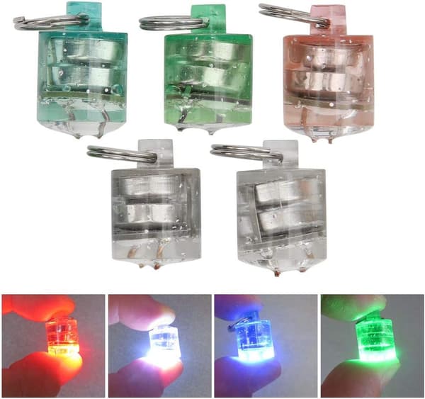 Undervandsfiskeblinklys, 5 stk LED-undervandsfiskelys