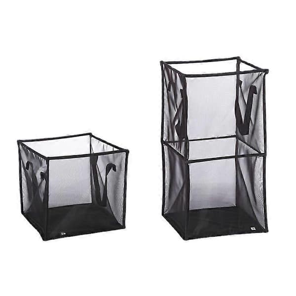 1 pc Foldable Laundry Basket Foldable Laundry Hamper Laundry Storage Bag Mesh Laundry Basket Underwear Storage Organizer