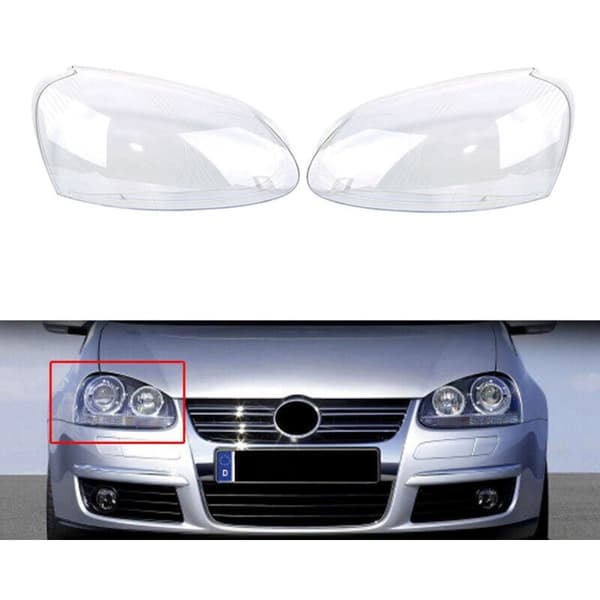 Höger Strålkastarglas Klar Lins för Golf 5 MK5 2005-2009