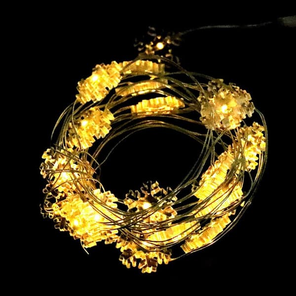 Smukke 20 LED Fashion Fe-lys til julefødselsdag KLB