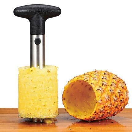Ananas Skreller, 1 Stykke Rustfritt Stål 3 i 1 Ananas Skreller