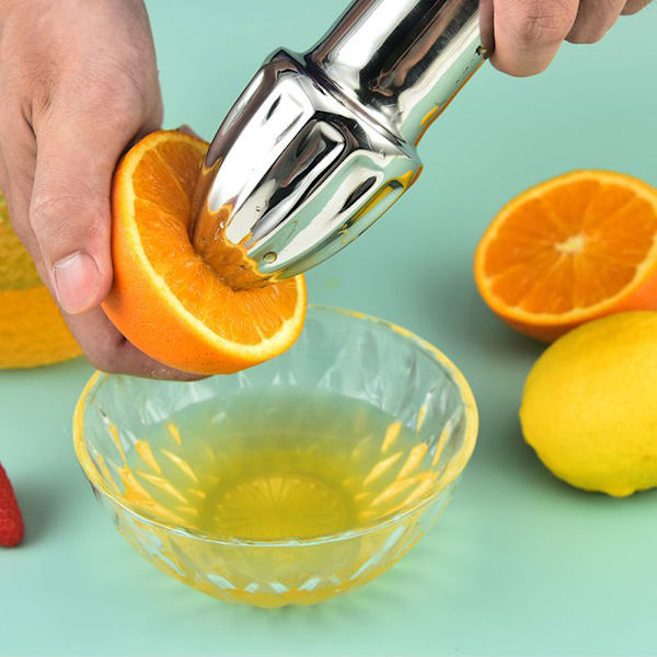 Professional Stainless Steel Manual Fruit Juicer Handheld Lemon Citrus Squeezer 1 Pack 1 Pack