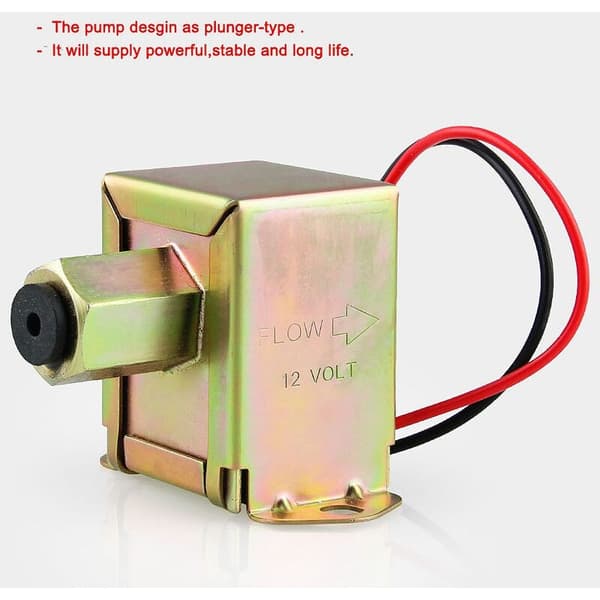 12V Universal Electronic Fuel Pump, Car Modified Car Fuel Pump Gasoline Pump 4-6Psi