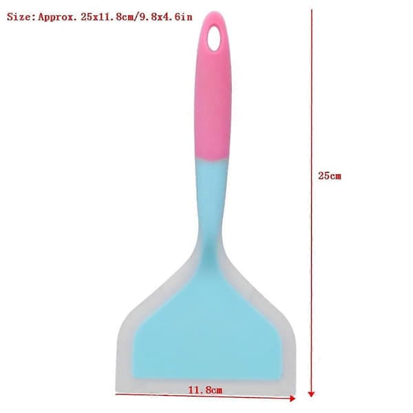 Stekespade Transparent Silikon Bred Munn Stekespade for Pannekaker