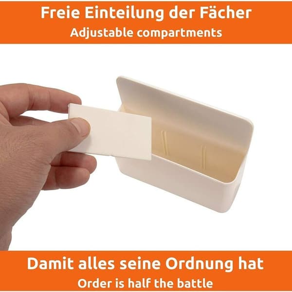Magnetisk penholder, whiteboard-penholder, bestående af 2 rum med whiteboard