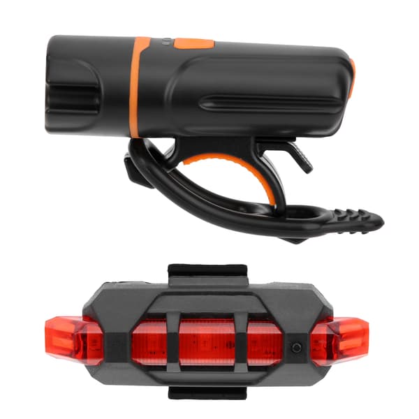 Integrated Bicycle Headlight Taillight USB Rechargeable High Brightness 6 Modes Night Riding Equipment