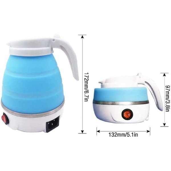 Foldable Kettle, Camping Cooker, Water Jug, Foldable Silicone Kettle KLB