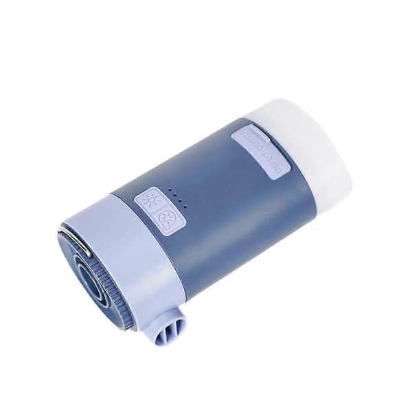 Mångsidig elektrisk luftpump med LED-ljus, kompakt för camping, uppblåsbara föremål, USB-laddning, perfekt för