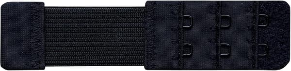 Sæt med 3 bløde og komfortable bh-forlængere 2 kroge, 10 cm x 2,5 cm