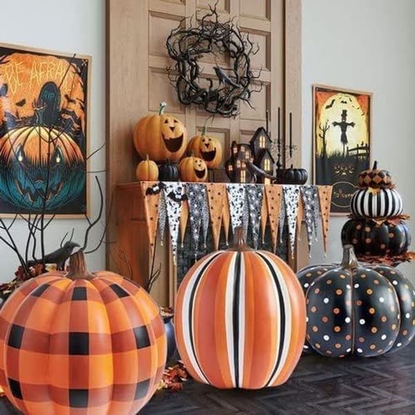 Oppustelig Halloween havedekoration oppusteligt spøgelse