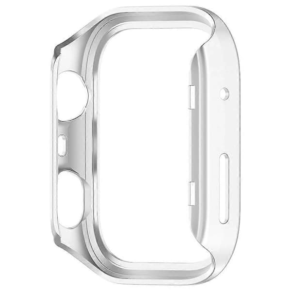 Watch Case Half Cover Skeleton Protective Case for Huawei Watch Fit4 Pro (Silver)