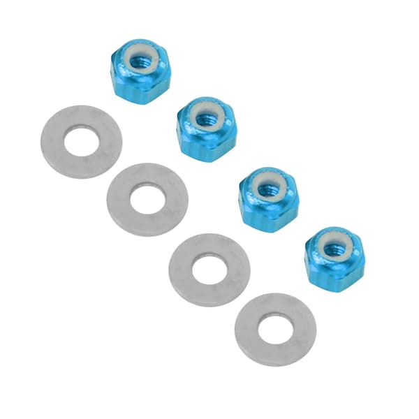 Hjul Hex Låsemutter Passer til wltoys 1/14 144001 RC Bil Oppgradering Tilbehør Blå A949-49R