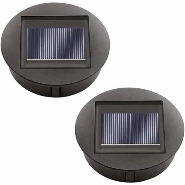 Pakke Solcellelamper Erstatning LED Solpanel Erstatningsdæksel Udendørsbelysning Haveudsmykning