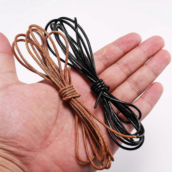 10 Meter Waxed Nylon Cord Rope String For DIY Bracelet Jewelry Making Crafts - Deep Coffee
