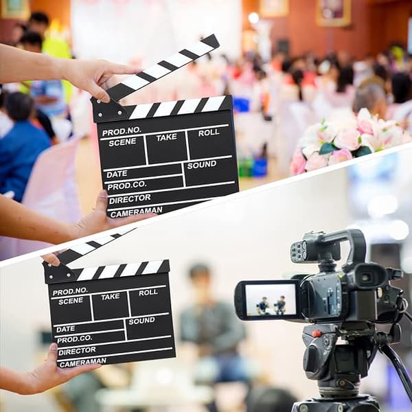 30 * 27CM film director's board clapperboard, recording props and