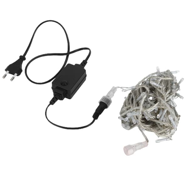 10m 100 LED lyslenke 24V Vanntett 8 moduser Dekorativ KLB