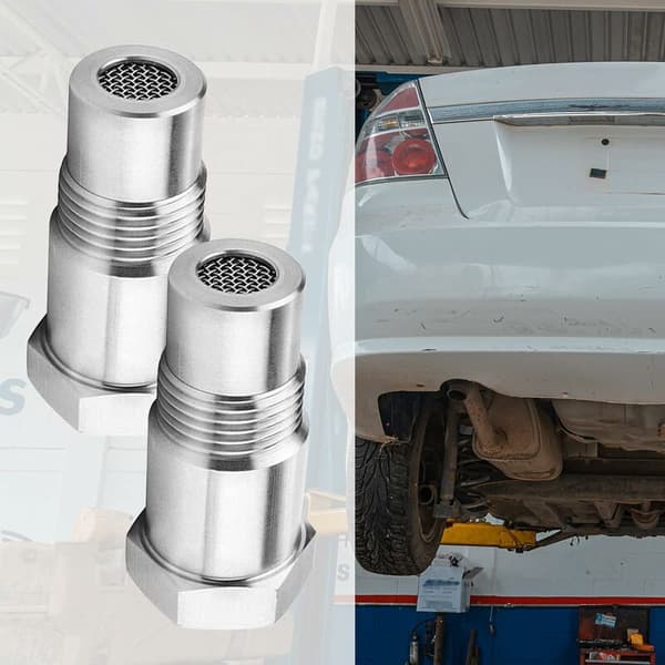 2 st Oxygen Sensor Extender Spacer för bilmotor avgassystem M18 x1.5, 45mm Lambdasensor