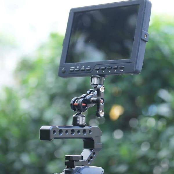 Universal Camera Handle, Camera Grip with Multiple 1/4'' and 3/8''
