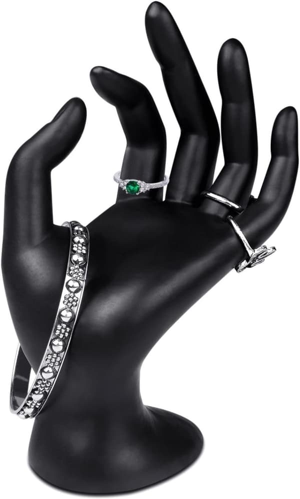 Sort Mannequin Smykkestativ - Armbånd, Ur, Bangle Display Stativ