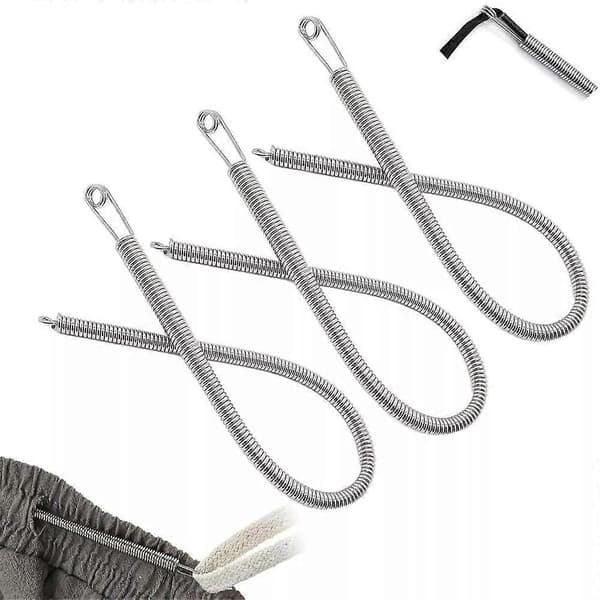 Spring Drawstring Needle Threader, 2024 New Drawstring Rope DIY Tool