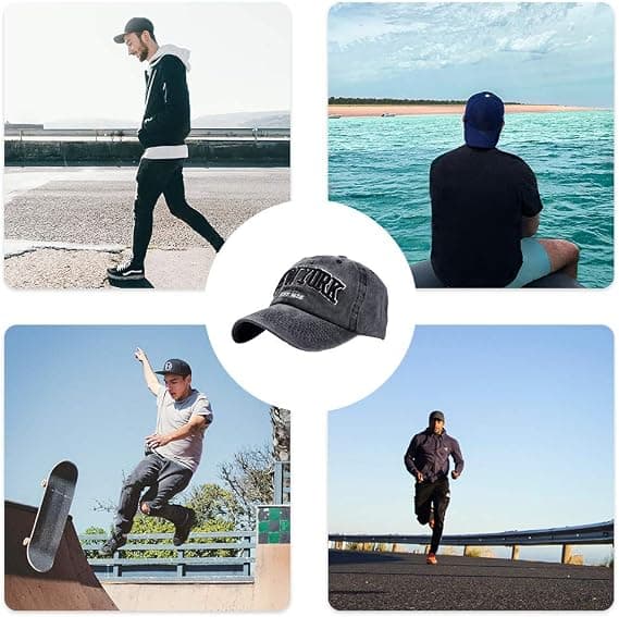 Unisex Justerbar Baseballcaps Visircaps Anti-UV Solbeskyttelse