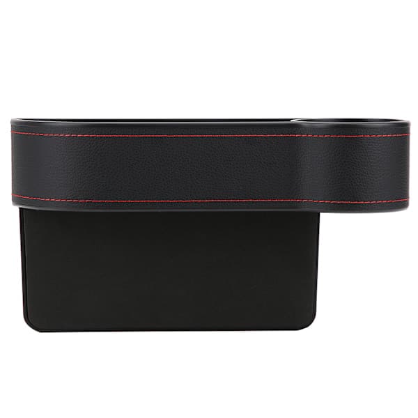 Multifunktionelle bilsæder Sømløs opbevaringsboks Organizer Biltilbehør (sorte forsæder)