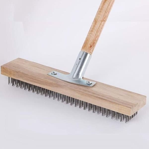 Metalkost 30 cm stål, metalkost (uden træskaft)