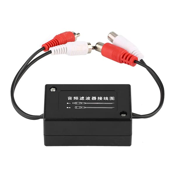 Car Stereo Audio Filter Isolation Car Amplifier Noise Reducer