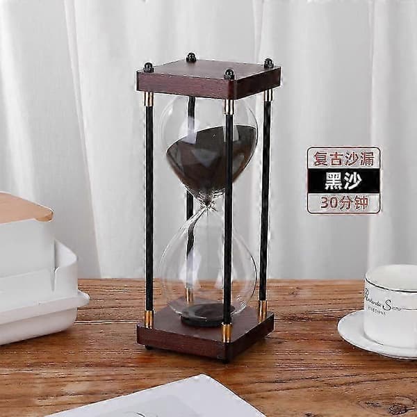 Stort timeglas 60 minutter, timeglas, regnbueglas-timeglas, gave-timeglas, til hjemmet, skrivebord