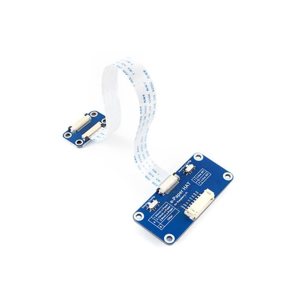 Waveshare blekkskjermdriverkort støtter SPI-grensesnitt for Raspberry Pi 3. generasjon B/Zero