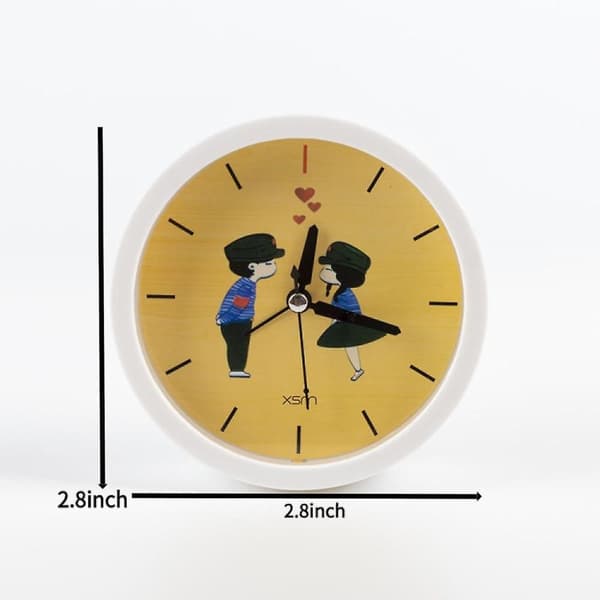 Creative Silent Alarm Clock - Bedroom Alarm Clock, Table Clock, Mini Alarm Clock