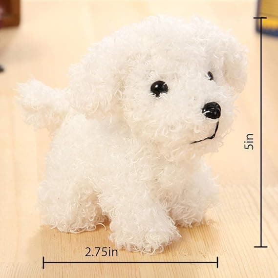 Cute Plush Dog Keychain, Fashion Accessory Backpack Clips