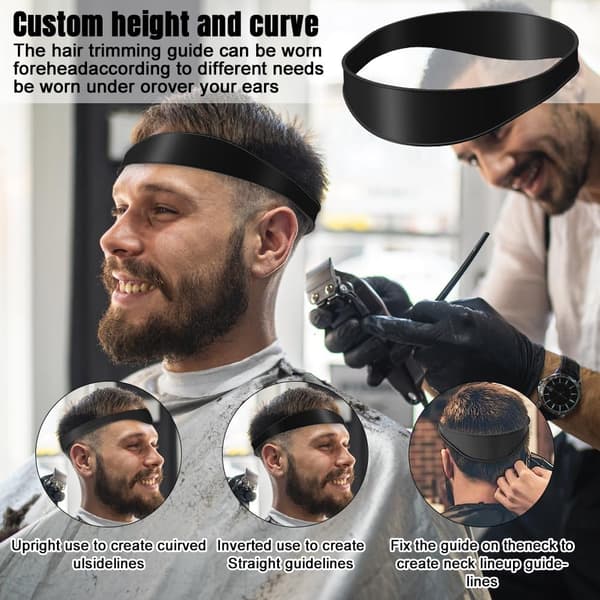 Halsbarberingsmal og Hårlinjeguide, Silikon Ha DXGHC
