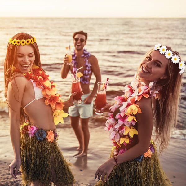 Brudkrans blomkrans hårblomma midsommar hippie