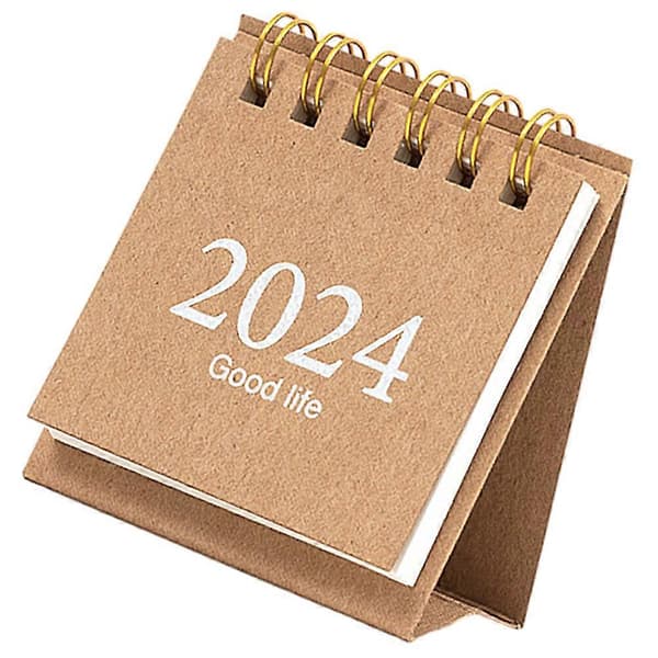 Skrivebordskalender 2024 Bordkalender Dekorationspynt Til Hjemmekontor Skole