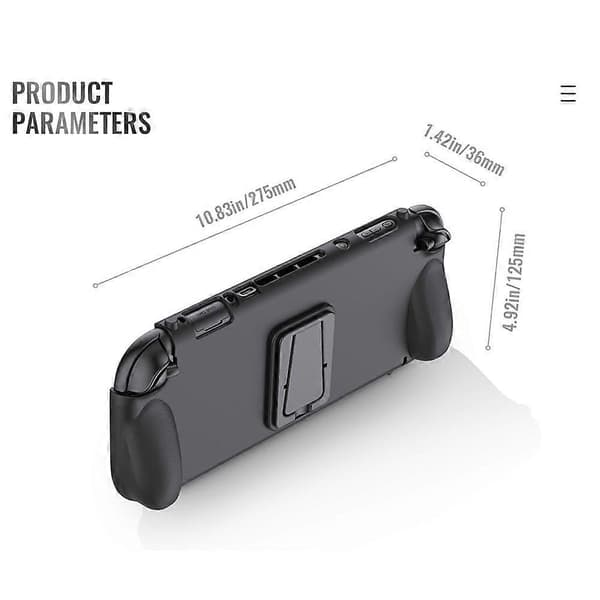 För Nintendo Switch 2 TPU-fodral - Heltäckande skyddsskal - Stötsäkert halkfritt