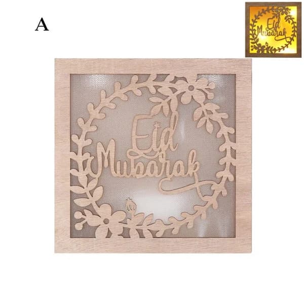 LED-lampor Eid Mubarak A A
